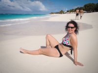 Paula just moments before she was hit on by the two young studs approaching. No worries, I scared them away with my big muscles!